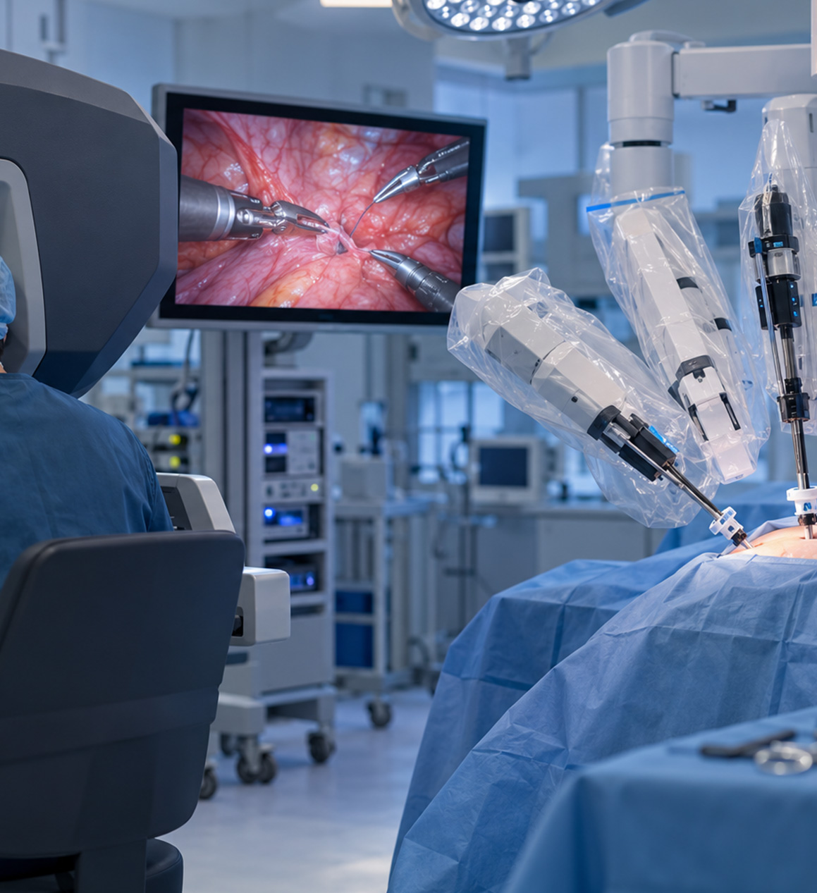 Chirurgie robot-assistée en urologie à Lyon